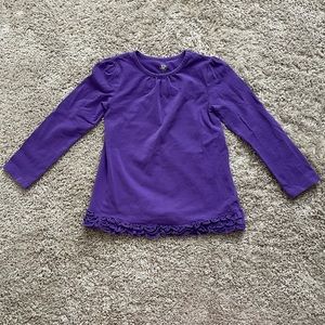 👶🏻5/$10👶🏻 girls long sleeve purple shirt